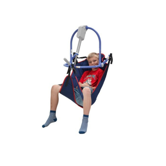 A boy on a General Purpose Comfort Deluxe Sling