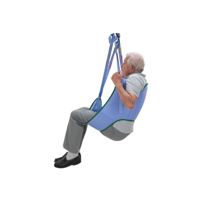 An image of a man sitting on a General Purpose Loop Sling Low