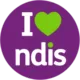 I love NDIS logo